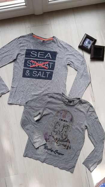 Lot de 2 teeshirts garçon 12ans ikks okaidi