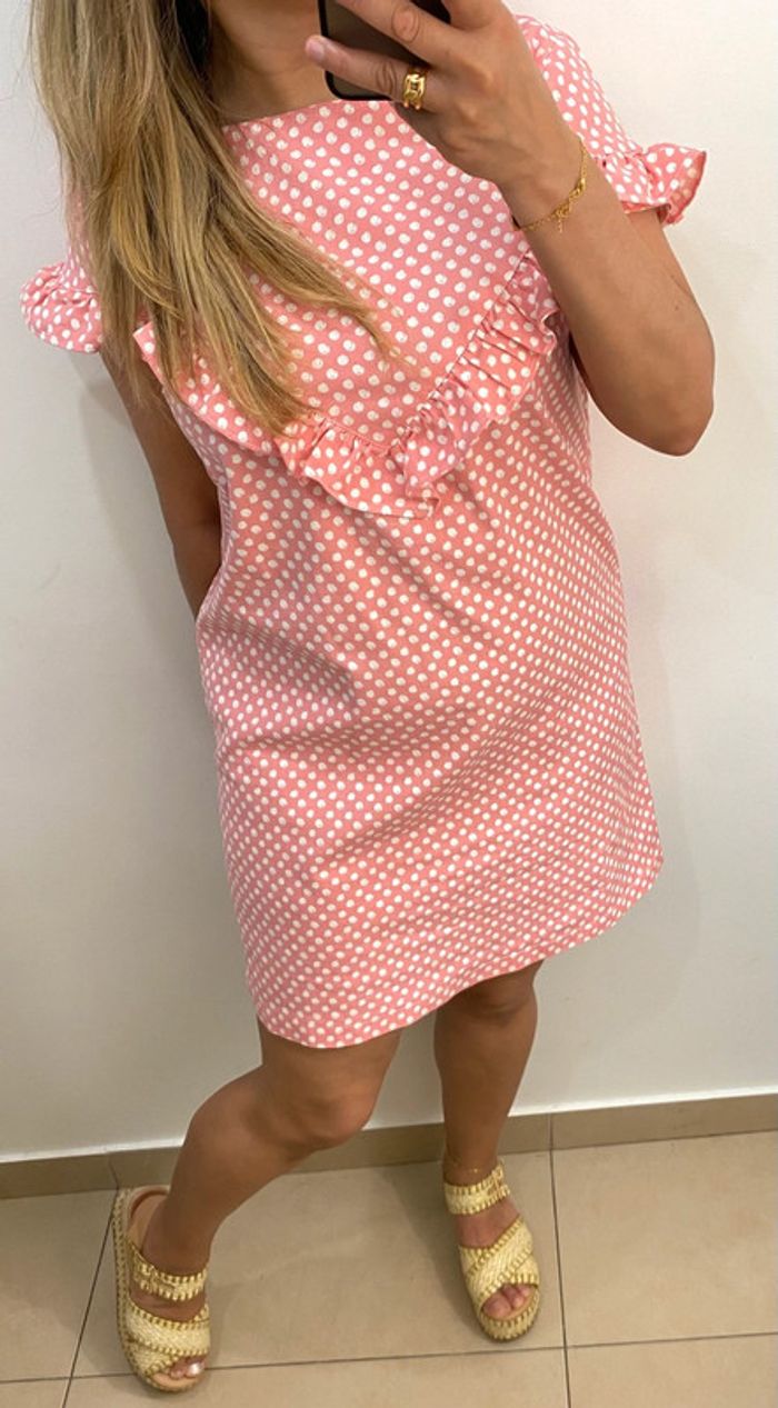 Robe droite a pois - photo numéro 9