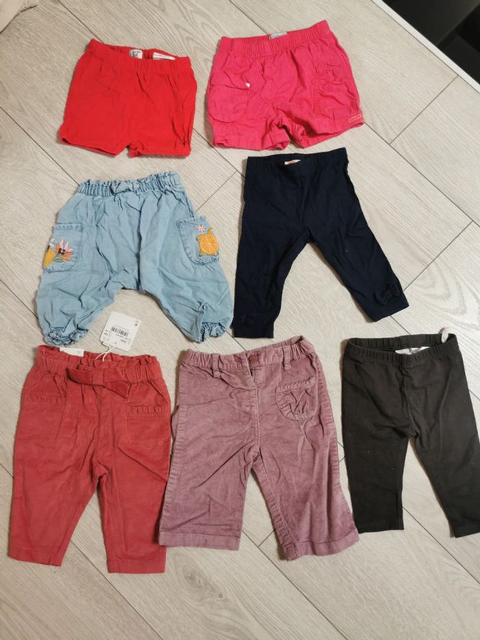 Lot de 7 pantalons 6 mois