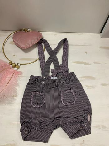Salopette short fille