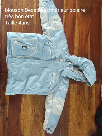 Blouson Decathlon T 4 ans