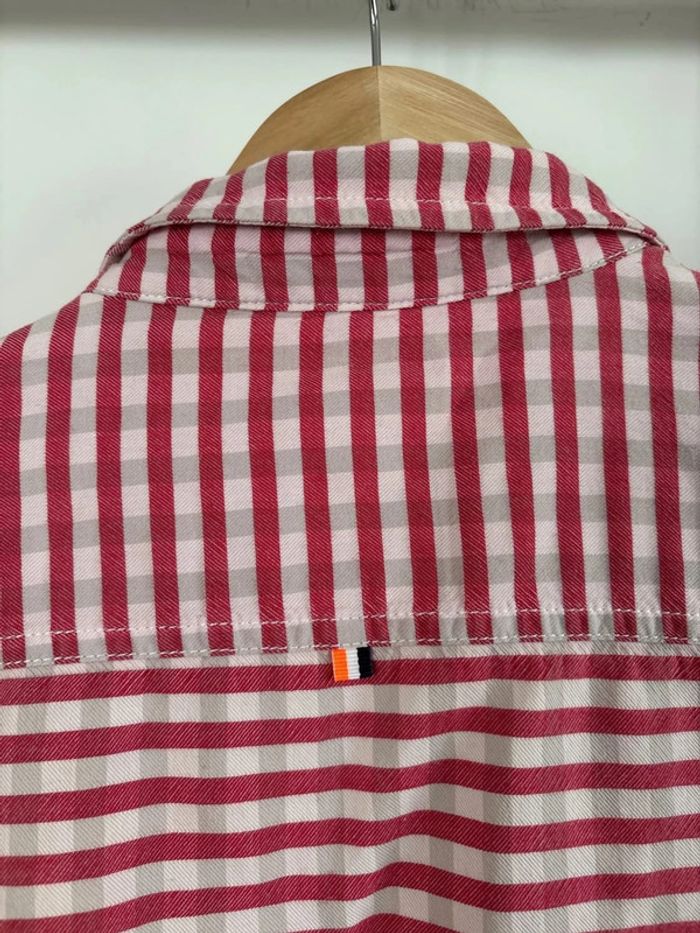 Chemise rouge à carreaux superdry taille M - photo numéro 9