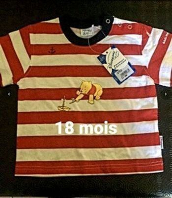 Tee shirt Winny l'ourson 18 mois neuf