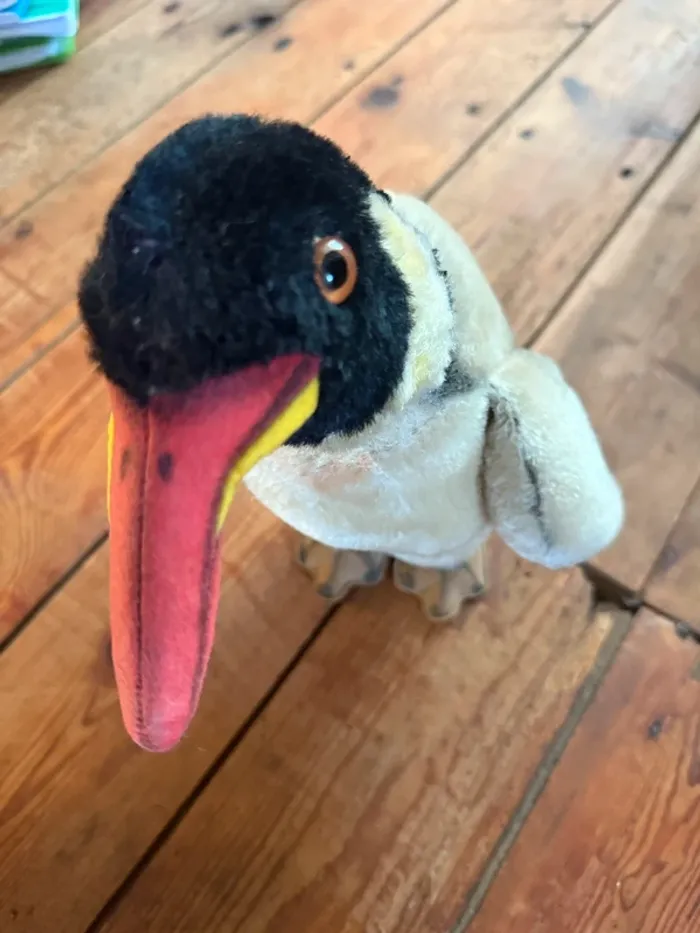 Peluche rigide ancienne Steiff 33cm grande pingouin manchot pinguin Antarctique articulée - photo numéro 3
