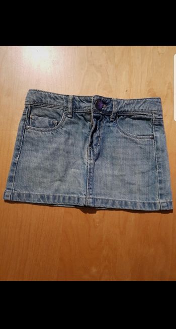 Mini-jupe en jean enfant fille 4/5 ans