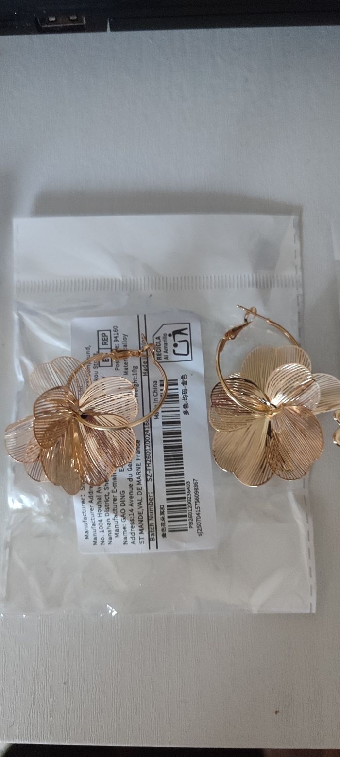 Boucle d'oreille femme - photo numéro 3