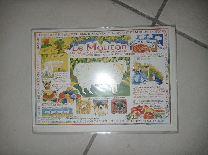 Carte postale Le mouton