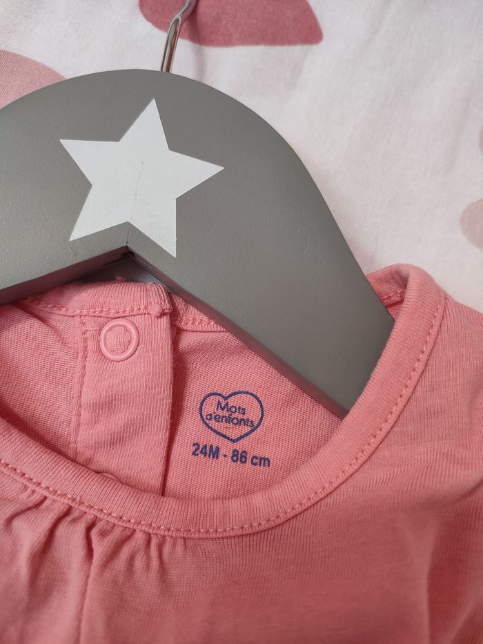 Ensemble Tee shirt + Short - Motif  Koala - 24 mois - Proche du neuf -  Mots d'enfants - photo numéro 5