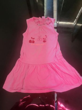 Robe rose tex baby 24 mois