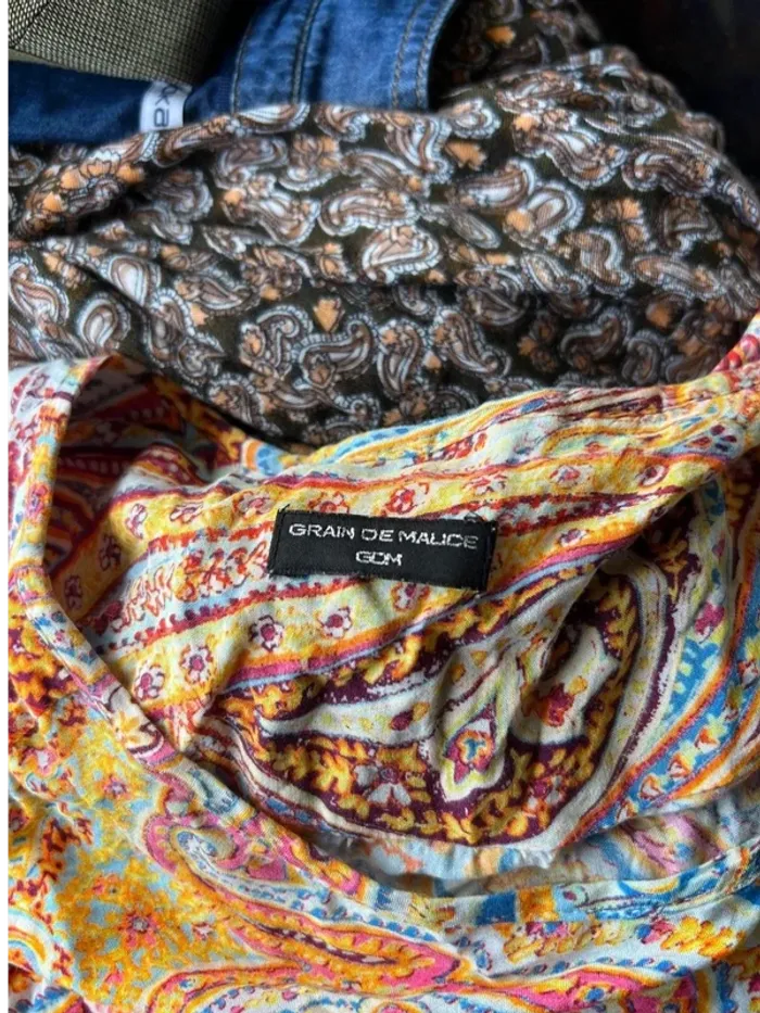 Superbe blouse/tunique graine de malice - taille L - photo numéro 5