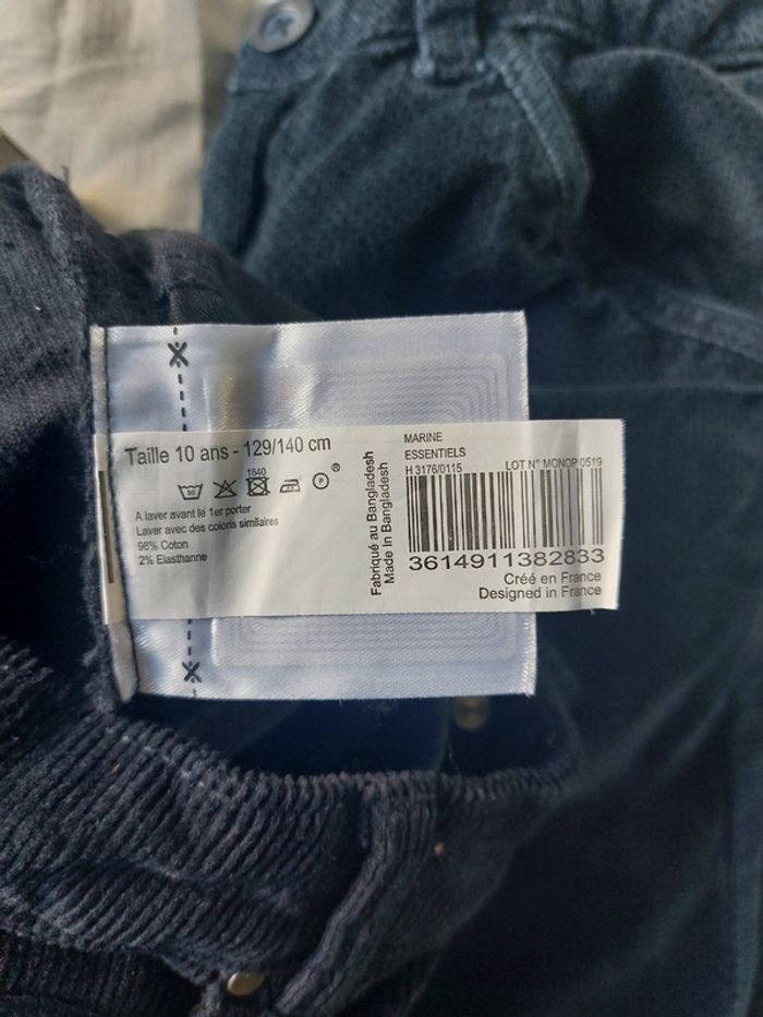 Pantalon en velours Monoprix taille 10 ans neuf - photo numéro 6
