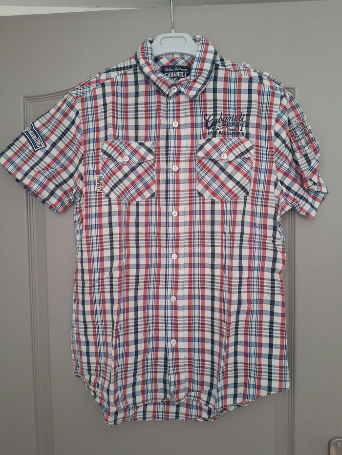 Chemise à carreaux cabaneli taille M