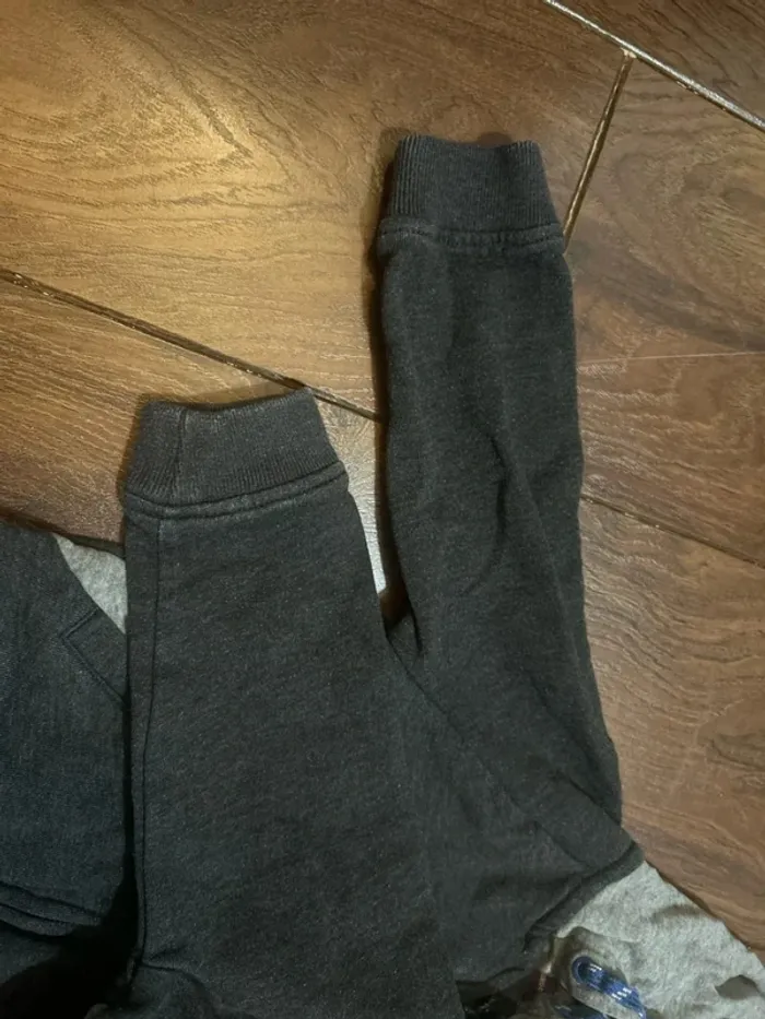 Gilet zippé à capuche garcon gris anthracite sergent major 3 ans - photo numéro 7