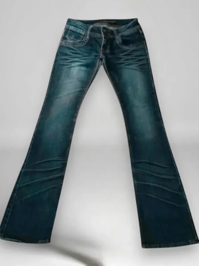 Jean vintage y2k Redseventy ,coupe flare style seventies ,taille basse ,elasthanne - photo numéro 7