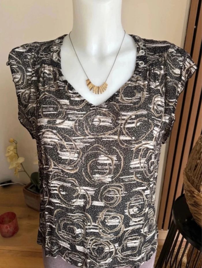 T-shirt blouse manches courtes IKKS - photo numéro 2