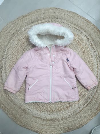 Manteau chaud à capuche 3 ans