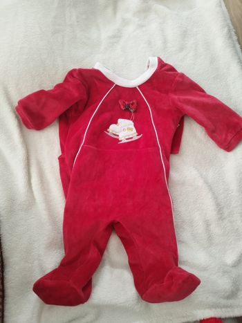 Grenouillère velours