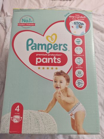 78 couches pampers premium pants T4