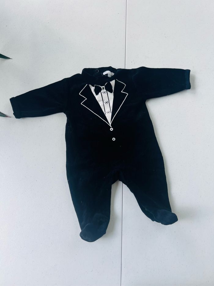 Pyjama polaire costume Kimbla taille 1 mois - photo numéro 2