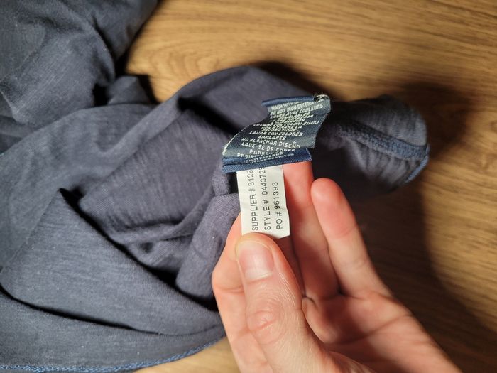 Tee-shirt Manches Longues Vintage Bleu Marine Ralph Lauren - photo numéro 4