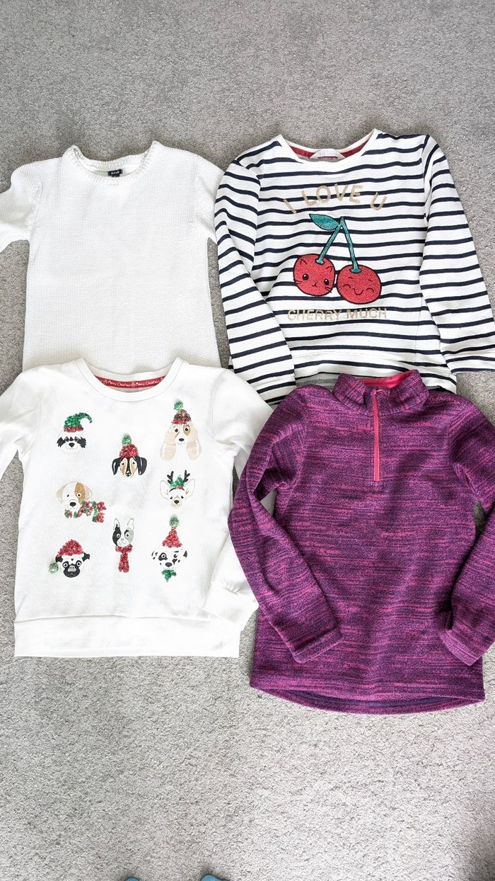 Lot de 4 pulls sweats