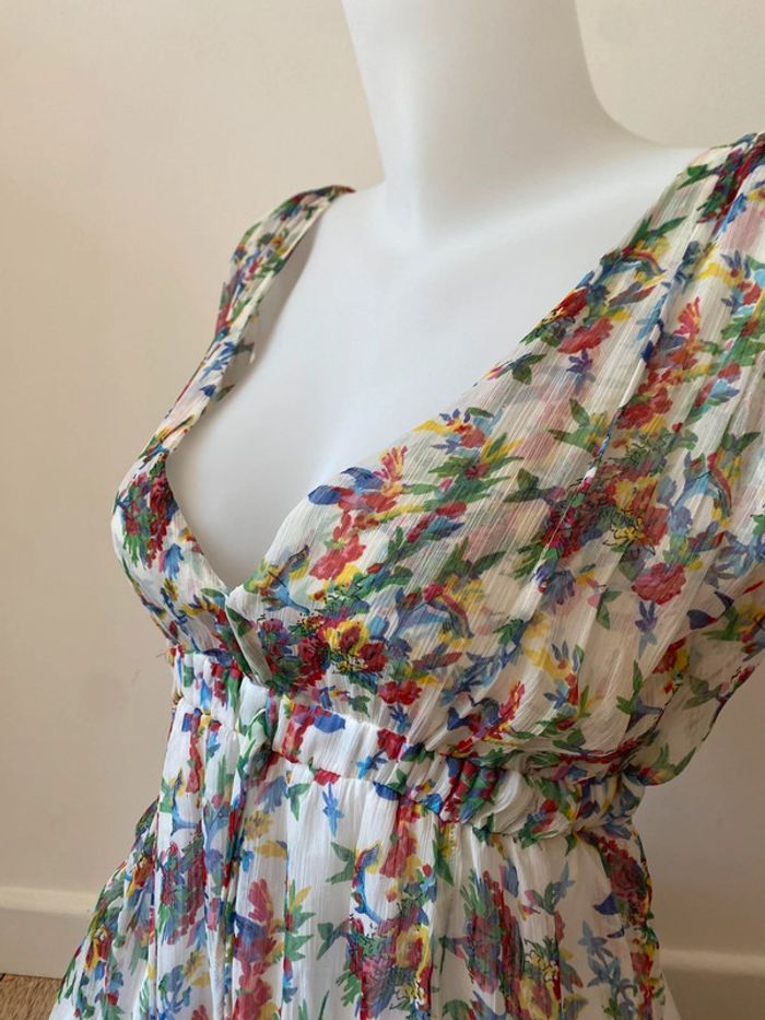 Robe Longue fleuri doublée - photo numéro 6