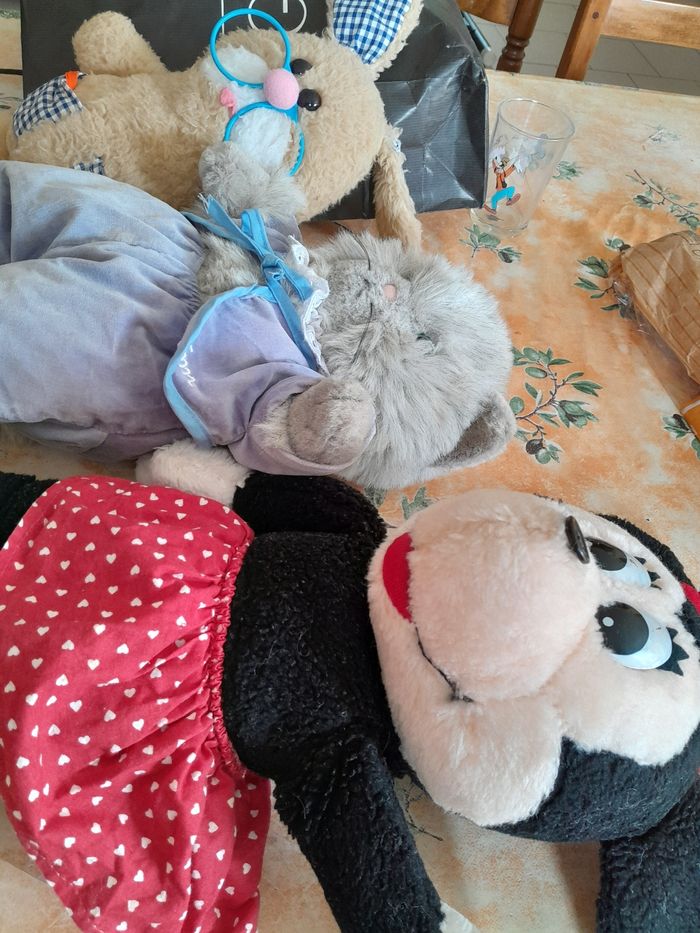 3 peluche s - photo numéro 2