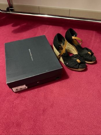 Compensées 38 noir tommy Hilfiger