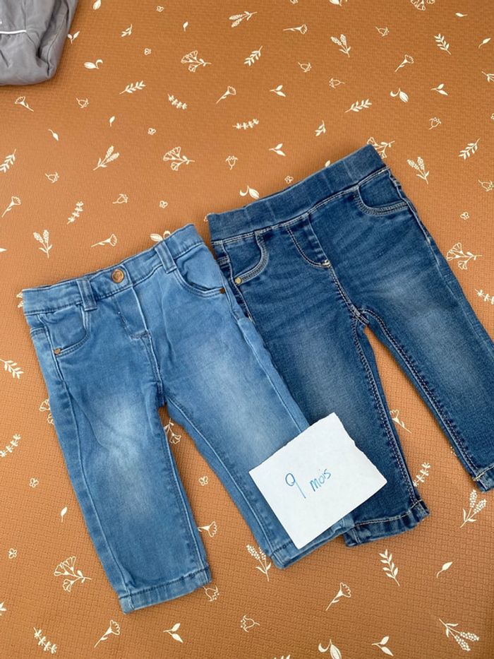 Lot jeans 9 mois