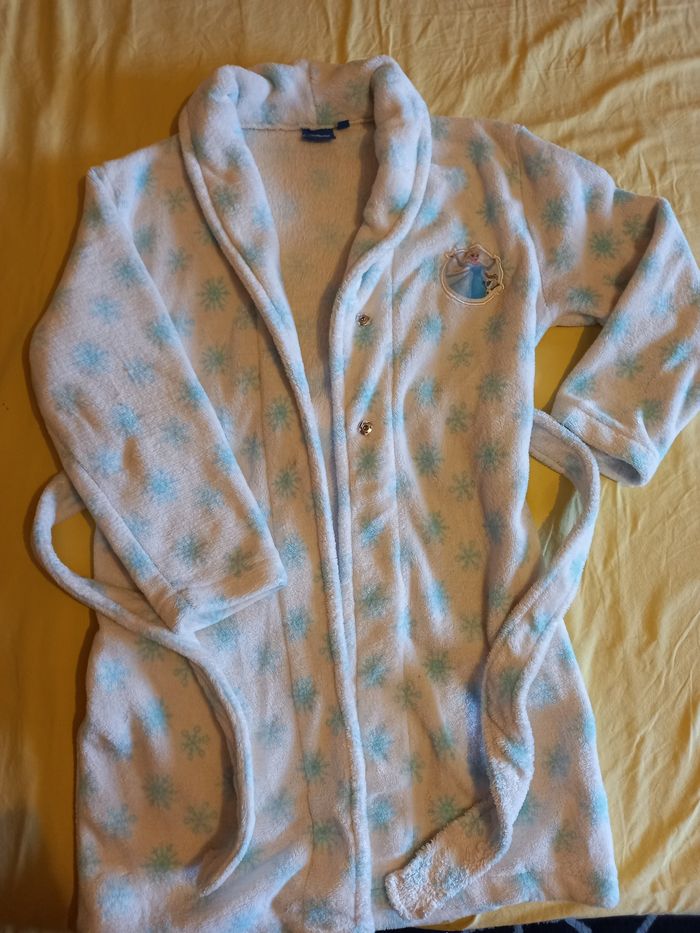 Robe de chambre reine des neiges 6/8 ans