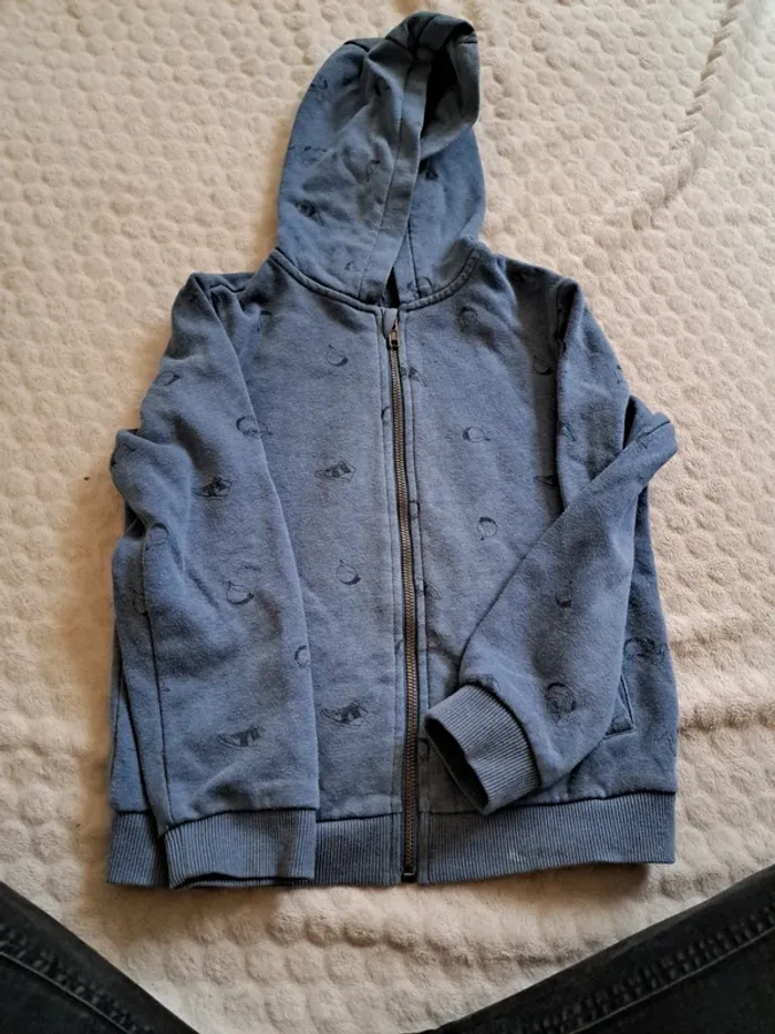Lot de 2 gilets à capuche – Dinosaures – Taille 8 ans – Kiabi - photo numéro 3