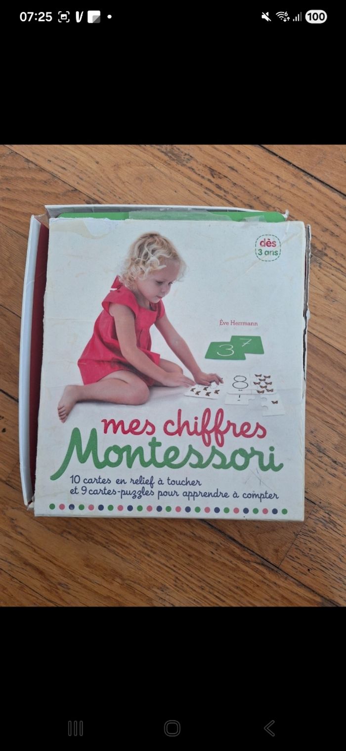Mes chiffres montessori
