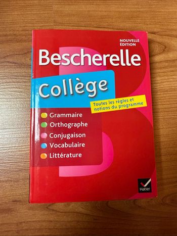Bescherelle collège nouvelle édition hatier