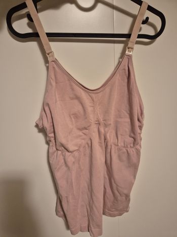 Débardeur seraphine taille L rose grossesse allaitement