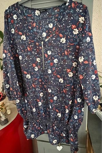 tunique fluide imprimée