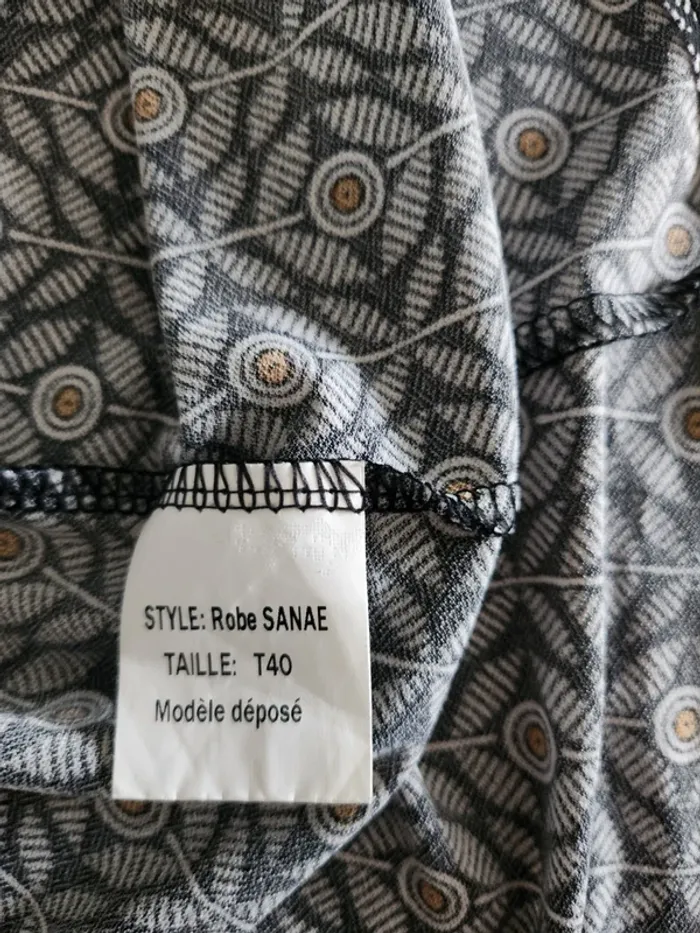 Robe blouse tunique manches 3/4 taille 40 formul en excellent état - photo numéro 4