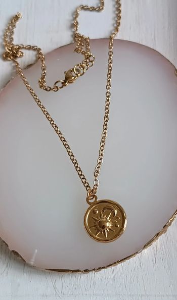 Joli collier en acier inoxydable