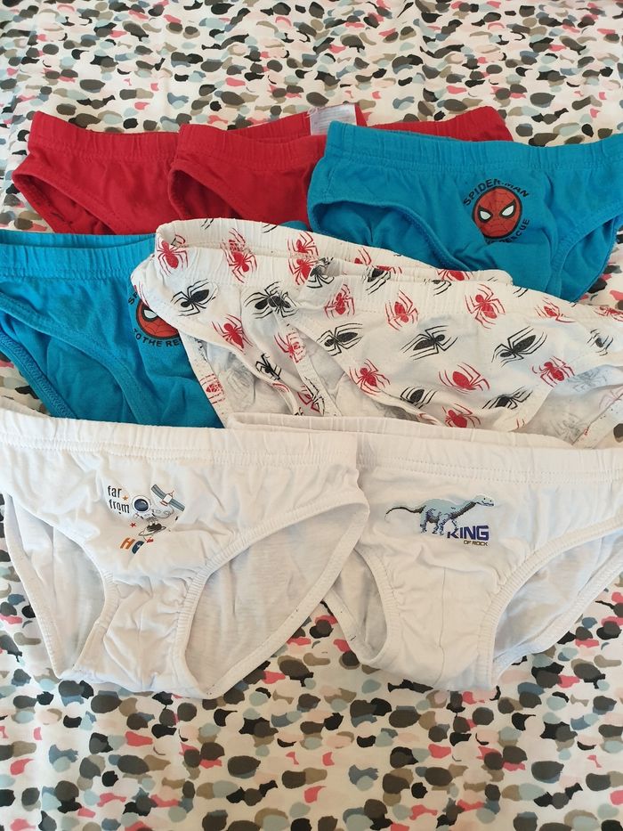 Lot de 8 slips dont 6 spidermans - photo numéro 2