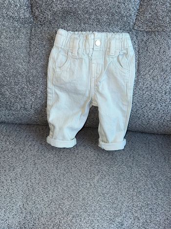 Pantalon portefeuille vert eau MANGO