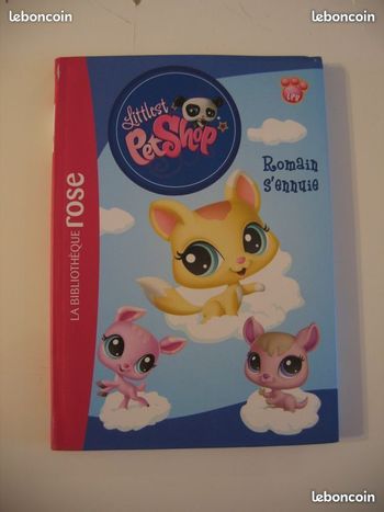 Livre Petshop "Romain s'ennuie" très bon état