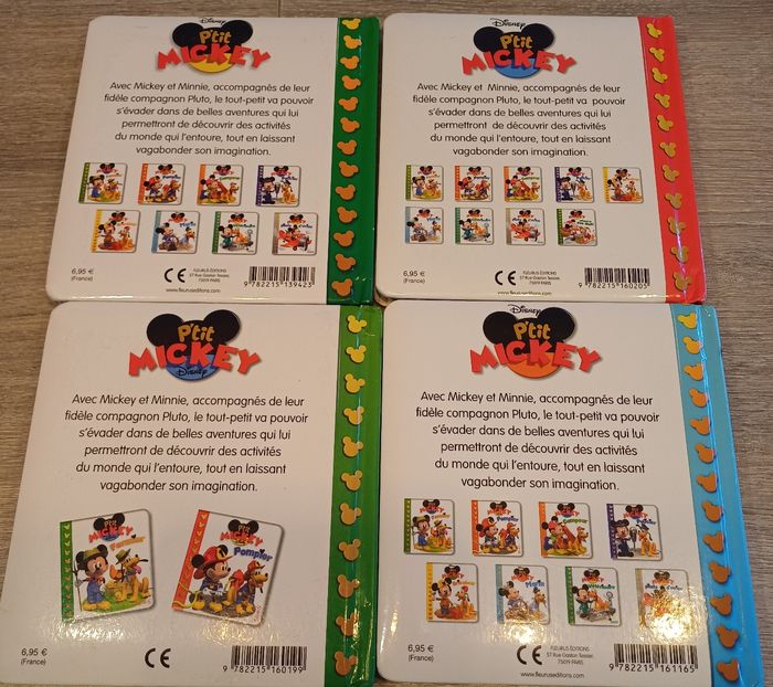 Lot de 4 livres Disney Mickey - photo numéro 2