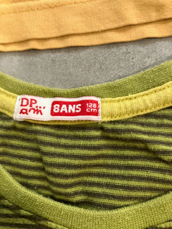 Lot 2 t shirts manches longues 8 ans - photo numéro 2