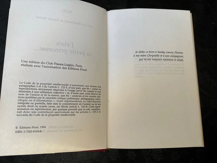 J’étais sa petite princesse nelly livre - photo numéro 5