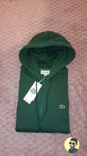 Veste a capuche lacoste 