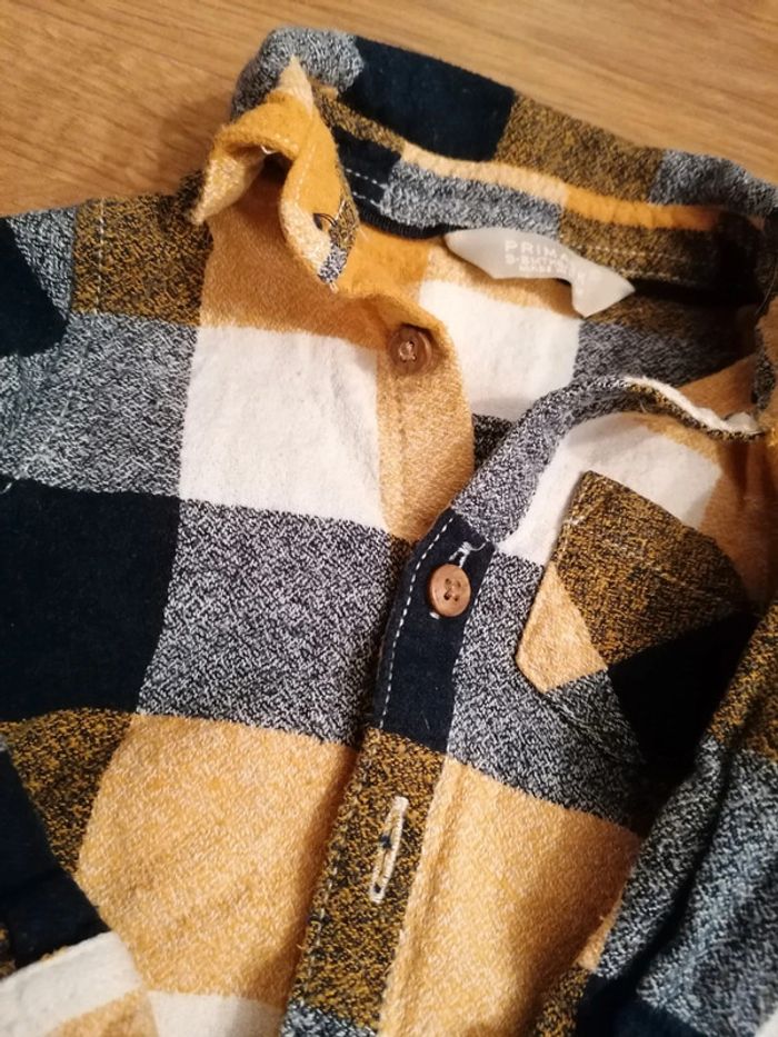 Chemise bébé hiver 3 a 6 mois - photo numéro 2