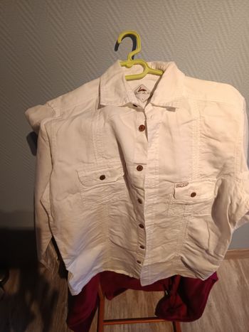 chemise homme blanc de nil comme neuf