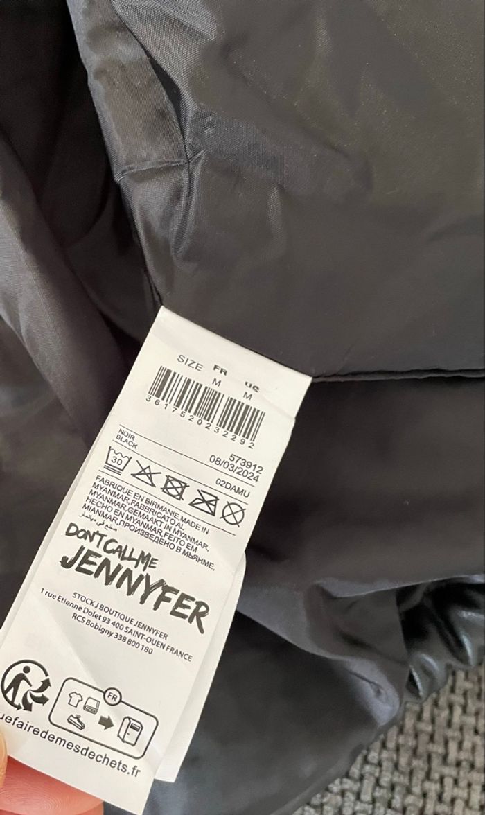 Veste Doudoune Matelassé Jennyfer Femme Taille M/38  Jennyfer Neuf vendu avec Étiquette - photo numéro 4