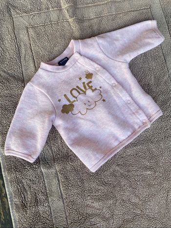 Gilet rose Kiabi