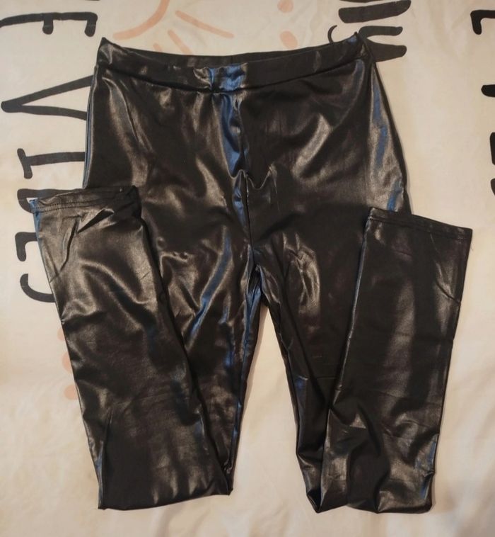 Legging similicuir