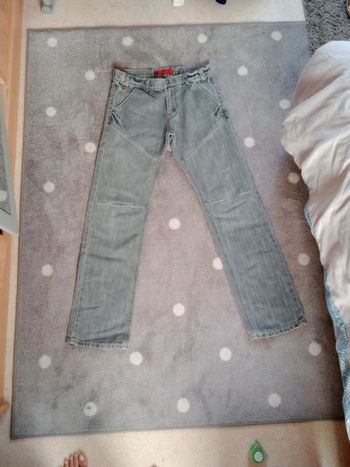Jean homme 38 gris type délavé c69